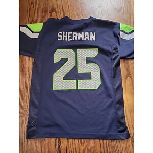 Richard Sherman Seattle Seahawks NFL Football Jersey Medium 10/12 Boys